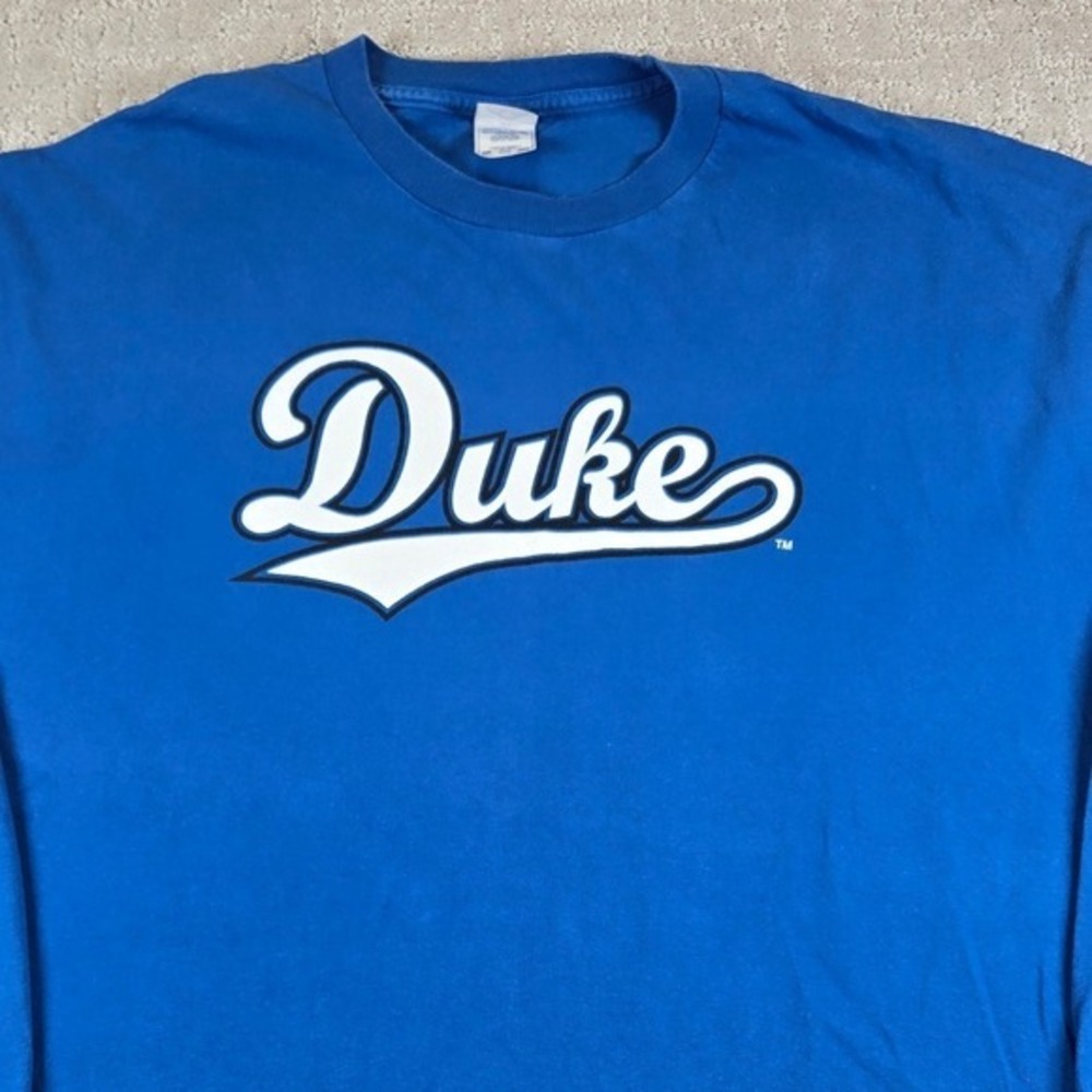 Duke Blue Devils Long Sleeve T-Shirt Mens 2XL NCAA College Basketball #Flagg